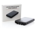 Bezprzewodowy power bank 5000 mAh z przyssawkami, ładowarka bezprzewodowa 5W