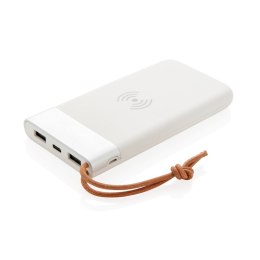 Bezprzewodowy power bank 8000 mAh, ładowarka bezprzewodowa 5W Aria