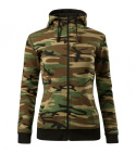 Camo Zipper Bluza damska