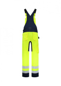 Bib & Brace High Vis Bicolor Spodnie robocze ogrodniczki unisex