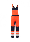 Bib & Brace High Vis Bicolor Spodnie robocze ogrodniczki unisex