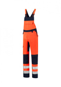 Bib & Brace High Vis Bicolor Spodnie robocze ogrodniczki unisex