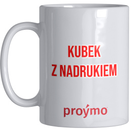 Kubek z nadrukiem ceramiczny 330 ml klasyczny Tomek