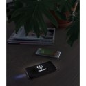 Bezprzewodowy power bank 8000 mAh Light Up Logo z przyssawkami